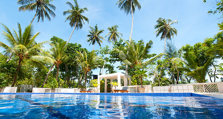 Schwimmbad in der Sri Lanka Ayurveda Resort