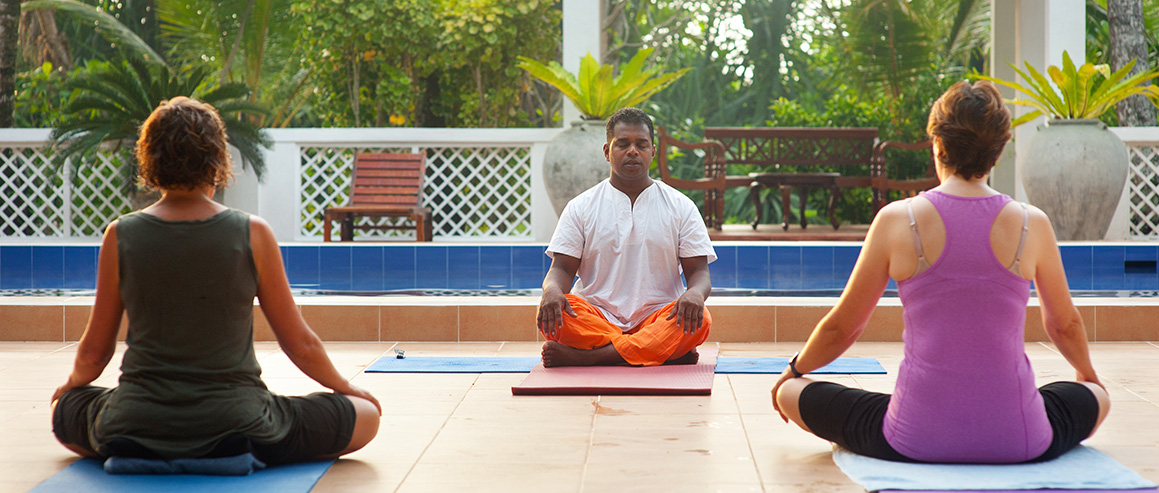 Yoga in der Sri Lankan Ayurveda Resort